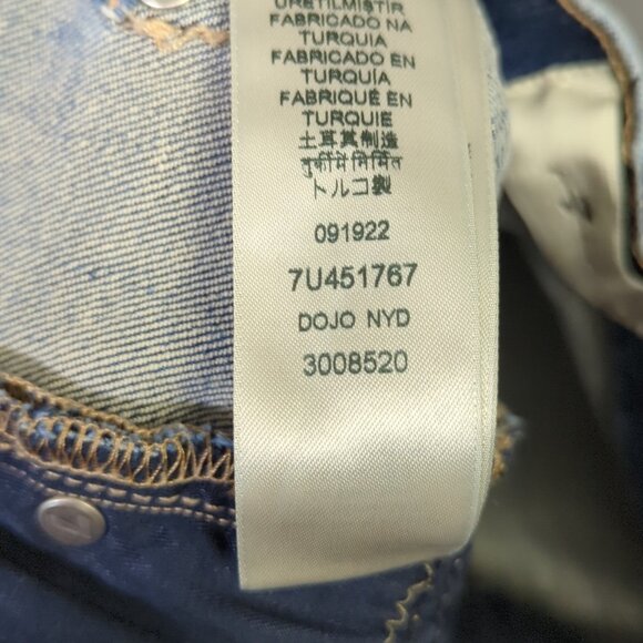 7 For All Mankind Jeans Women's 28 Blue Dojo NYD Denim Flare Wide Leg Denim - Picture 13 of 14